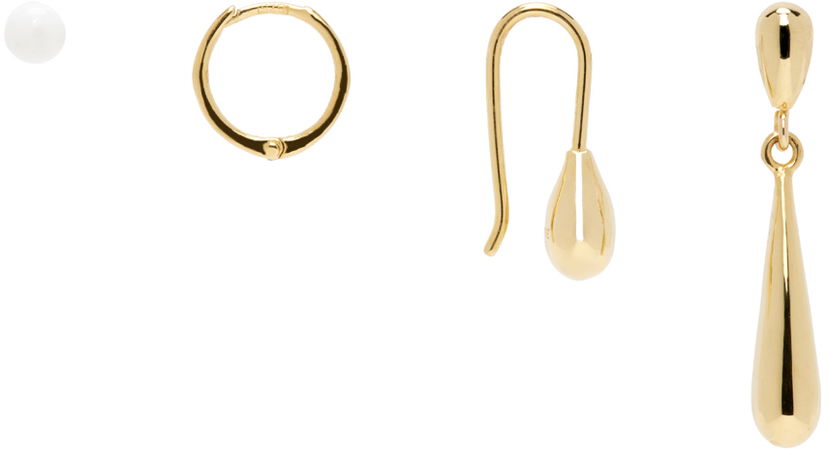 Uhani LEMAIRE Lemaire Piercings Set Kovinski | JW0046 LO0050