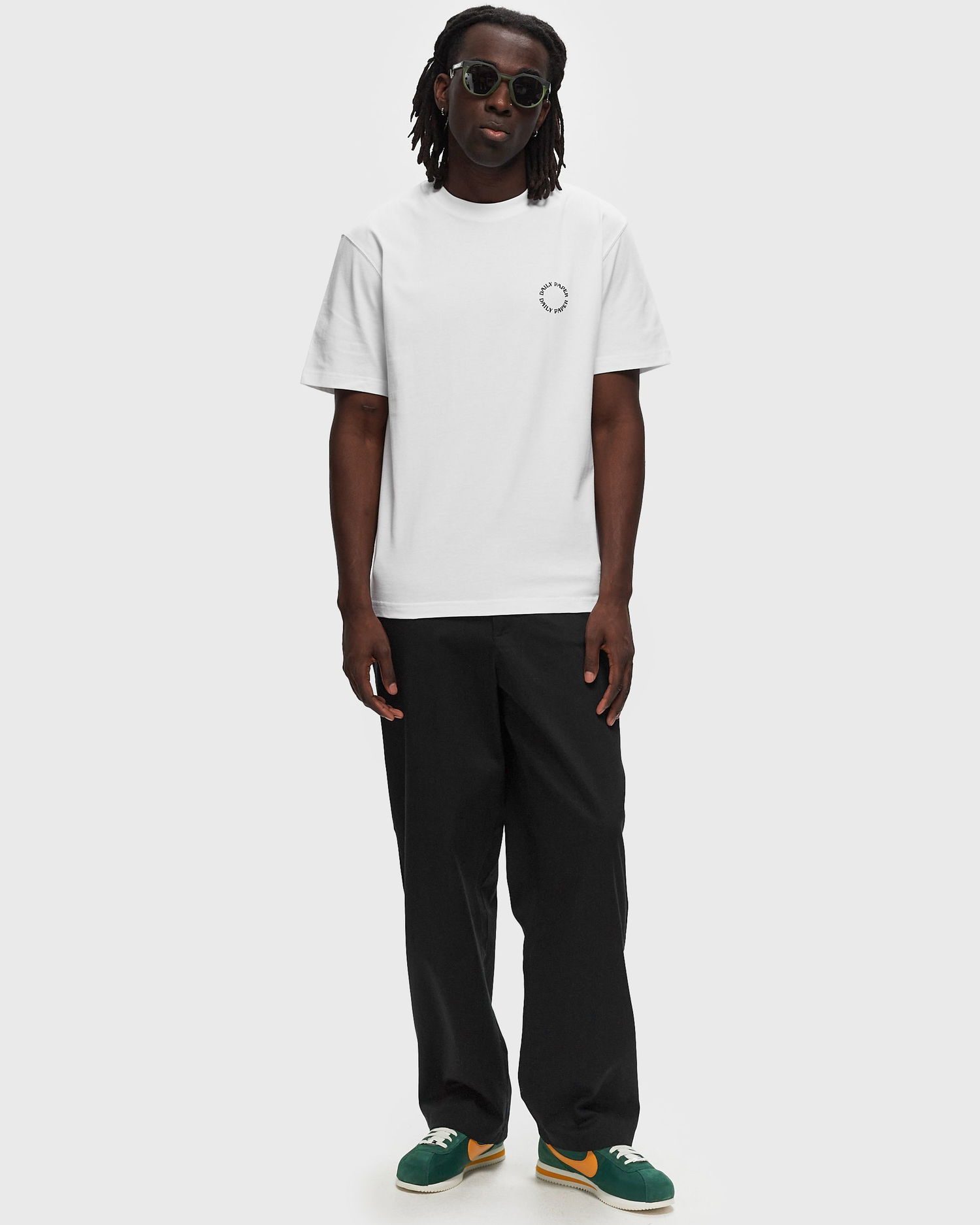 Majica DAILY PAPER ORBIT TEE men Shortsleeves white in size:XXL Bela | 1000146, 1