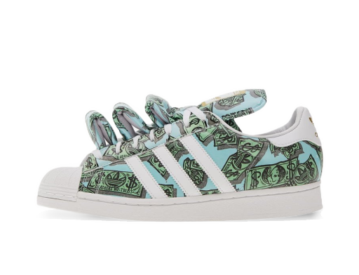 Superge in čevlji adidas Originals Jeremy Scott x Money Superstar Zelena | HP6596