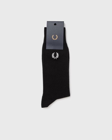 Nogavice Fred Perry Classic Laurel Wreath Sock Black Črna | C7135 843, 3