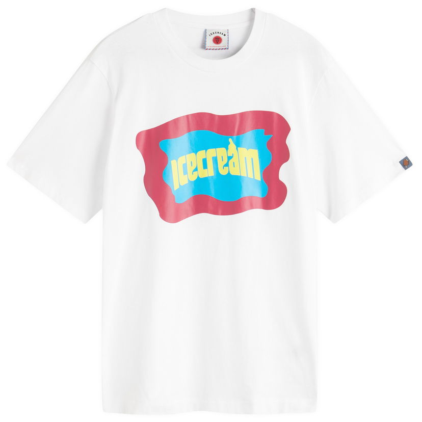 Majica BBC IceCream ICECREAM Block Logo T-Shirt, Size Large Bela | IC25143-WHT