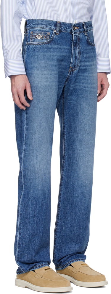 Kavbojke Versace Versace Loose-Fit Jeans Modra | 1017775_1A13585, 1