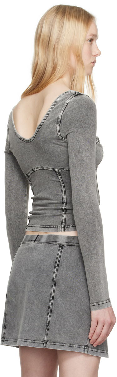 Krila Diesel Diesel T-Elin Long Sleeve Top Siva | A16595 0NJBJ, 2