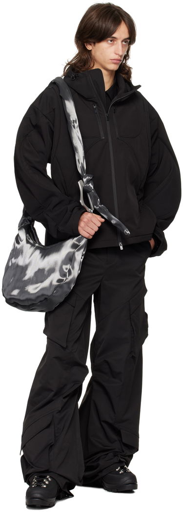 Vetrovka HELIOT EMIL Softshell Hooded Jacket Črna | PREAW24_M_02_130_BLK01, 4