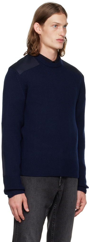 Pleteni pulover rag & bone Rag & Bone Dexter Mixed Media Sweater Mornarica | MBS22F017BW17, 1