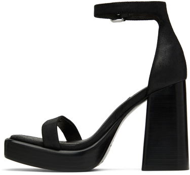 Obleke rag & bone rag & bone Matrix Heeled Suede Sandals Črna | WFF22HF019MX19, 2