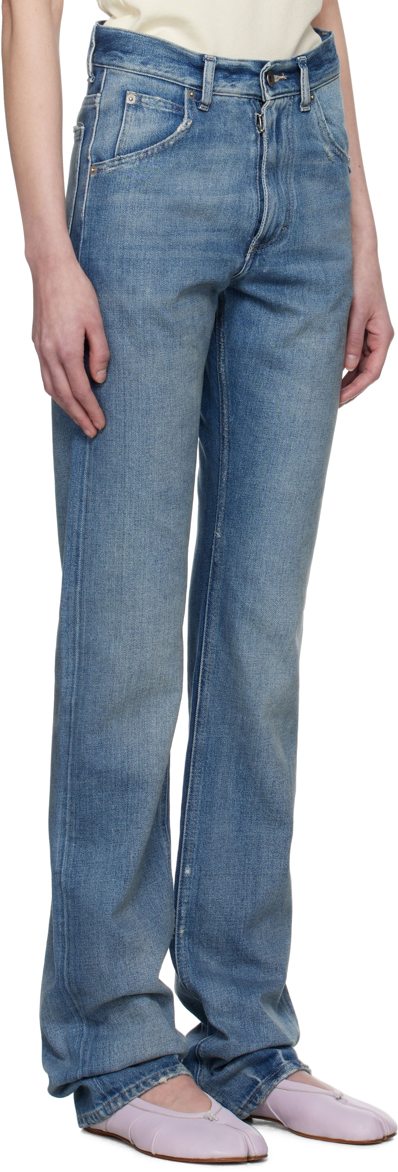 Kavbojke Maison Margiela Maison Margiela 5 Pockets Jeans Modra | S51LA0177 S30383, 1