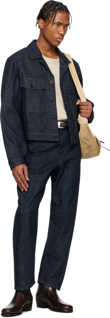 Torba za čez ramo LEMAIRE Lemaire Trucker Denim Jacket Bež | OW1142 LD068, 3