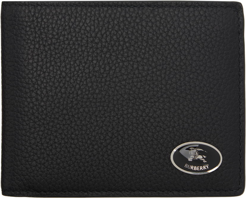 Denarnica Burberry Burberry Knight Stamp Bifold Wallet Črna | 8113095