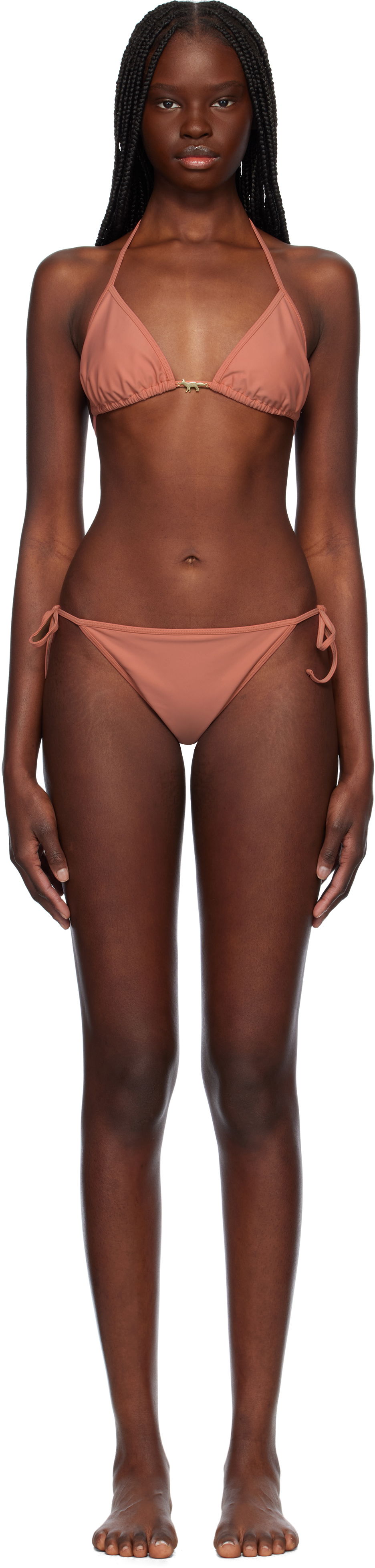 Kopalke MAISON KITSUNÉ Maison Kitsuné Baby Fox Bikini Set Roza | OW03201KQ0001, 0