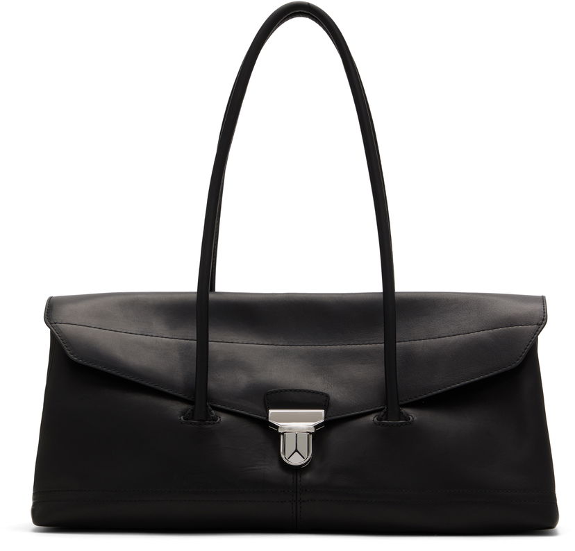 Torba za čez ramo LEMAIRE LEMAIRE Shoulder Gear Bag Črna | BG0148 LL0122