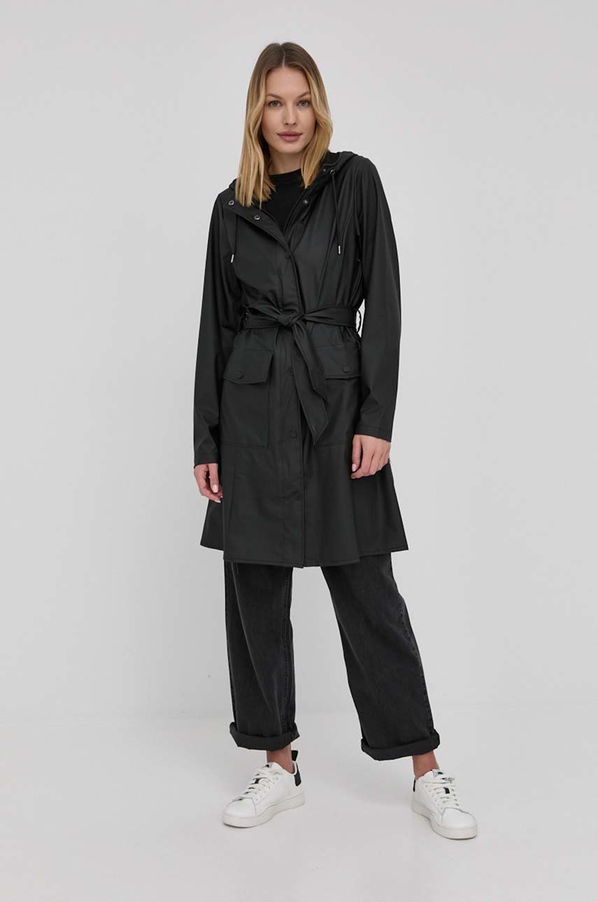 Jakna Rains Curve Jacket Črna | 18130.01, 1