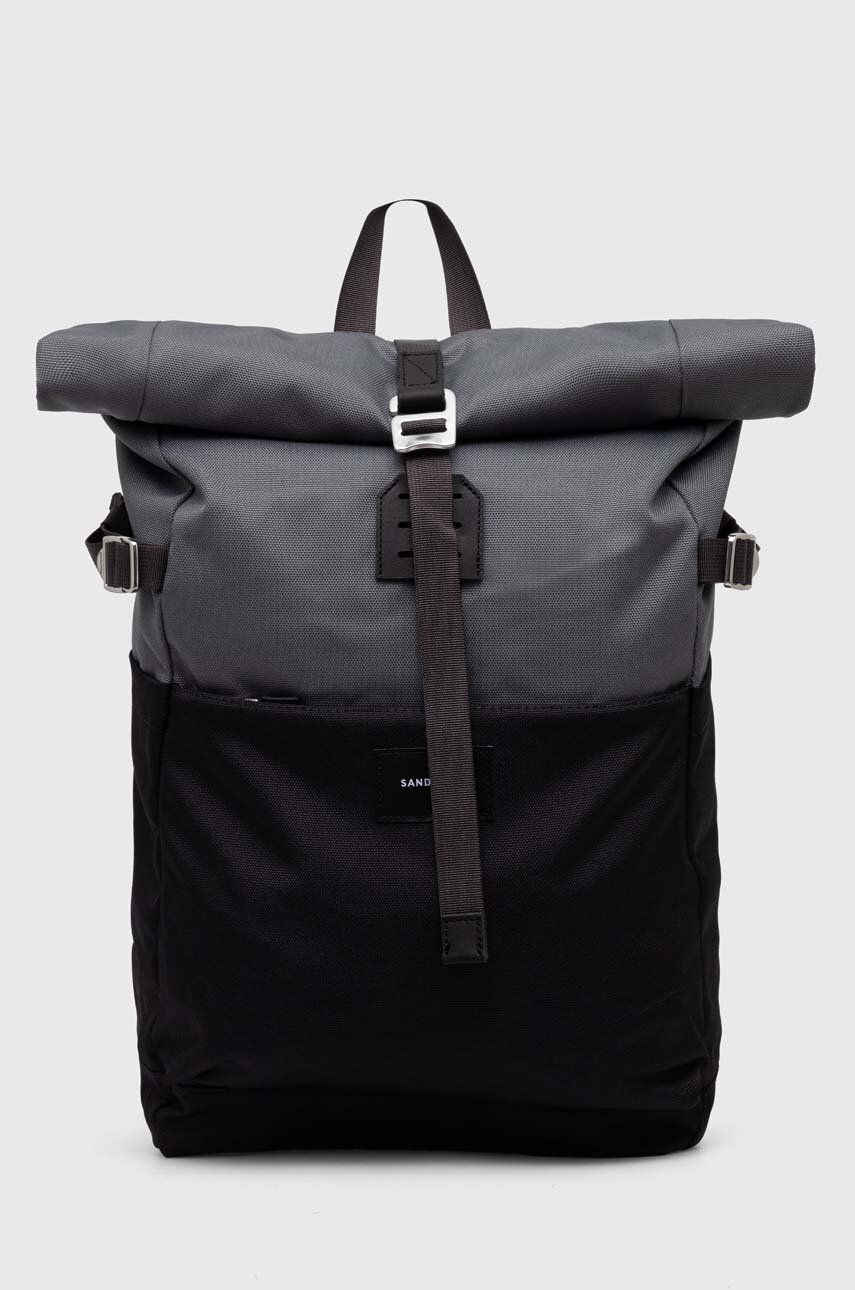 Nahrbtnik Sandqvist Backpack Ilon Smooth Siva | SQA2049, 0