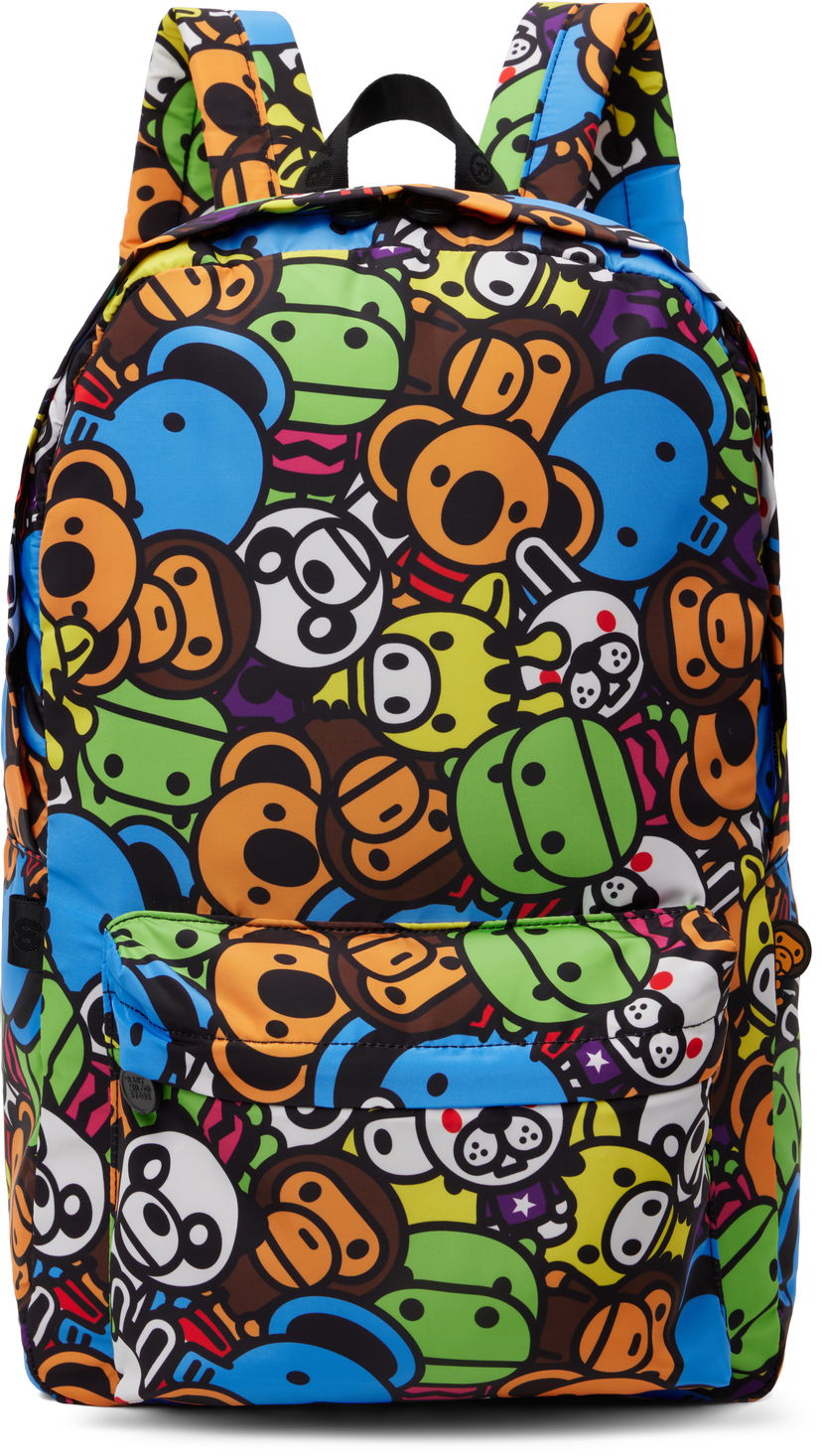 Nahrbtnik BAPE Baby Milo Large Print Backpack Večbarvna | 0MXBGW4228XXO