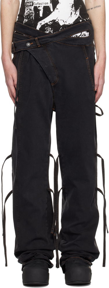 Kavbojke Ottolinger Ottolinger Signature Wrap Jeans Črna | 2217080111, 0