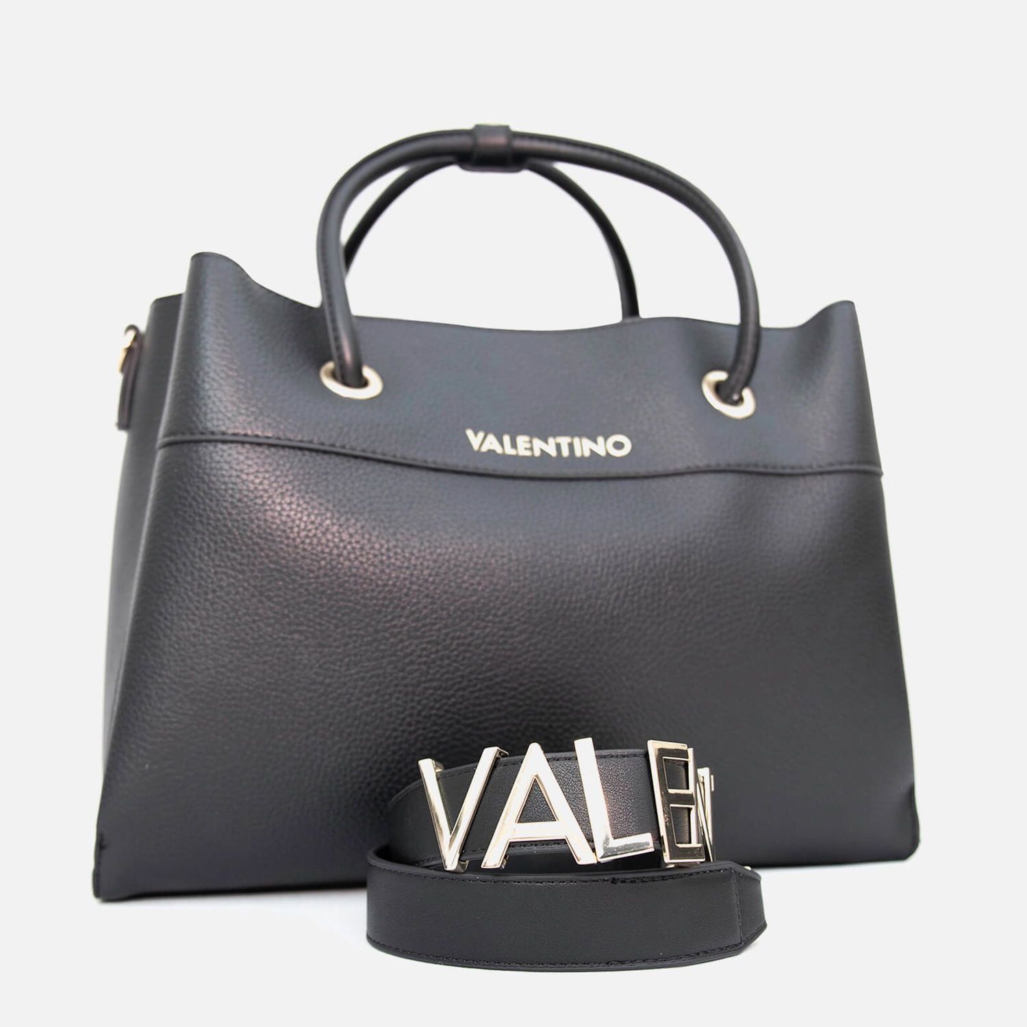 Tote bag Valentino Alexia Faux Leather Tote Bag Črna | VBS5A802001, 1
