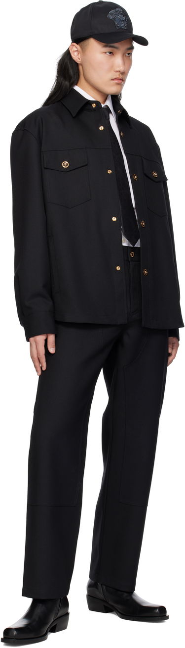 Superge in čevlji Versace Versace Luciano Boots Črna | 1016157_1A11084, 4