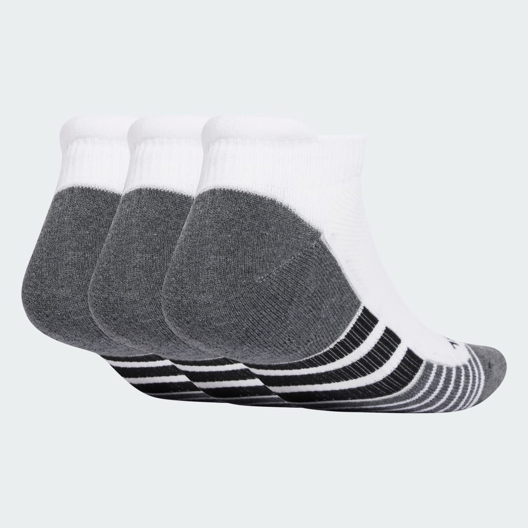Nogavice adidas Performance Performance Cushioned Low Socks 3 Pairs Bela | JD9569, 1