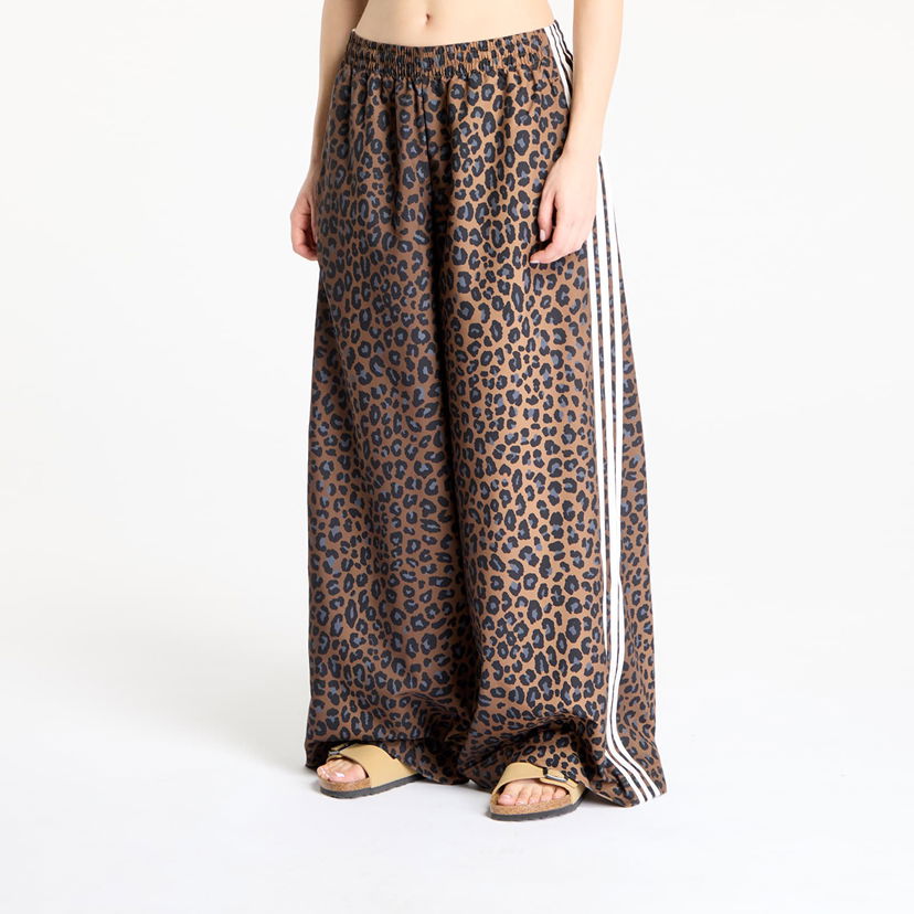 Trenirka adidas Originals adidas Firebird Leopard Oversized Track Pants Rjava | JW7302
