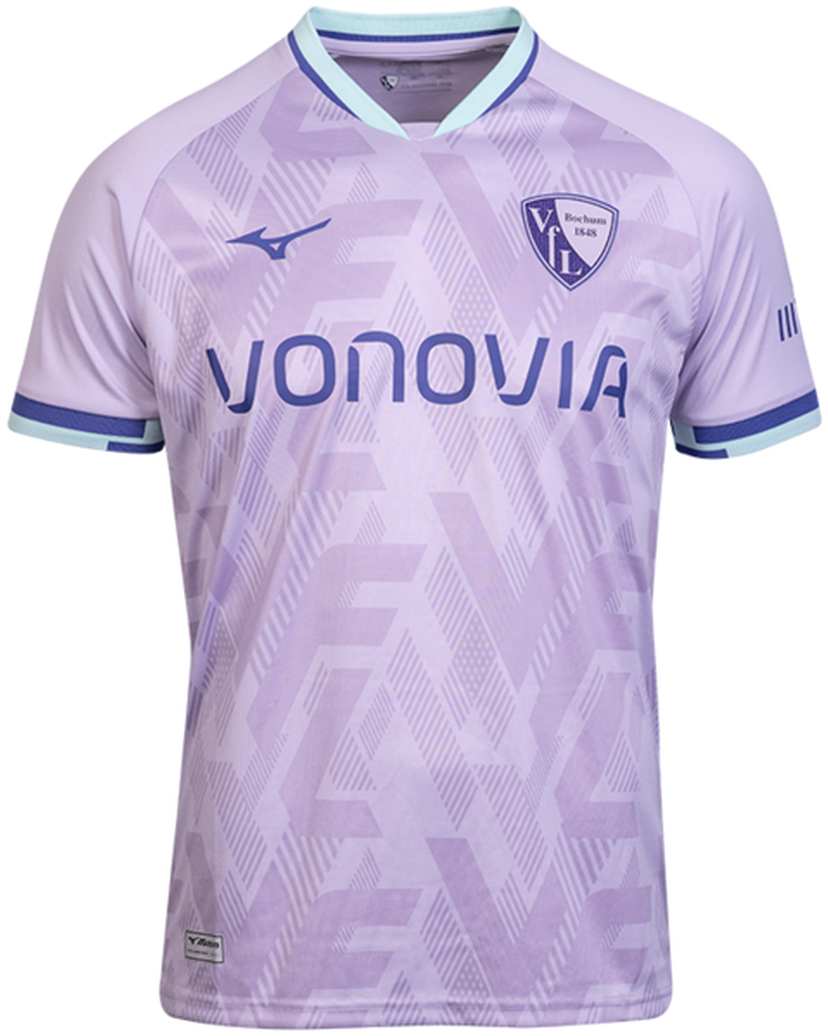 Dres Mizuno VfL Bochum 3rd Jersey 2025/26 by Mizuno Lila | p2gacx03-36