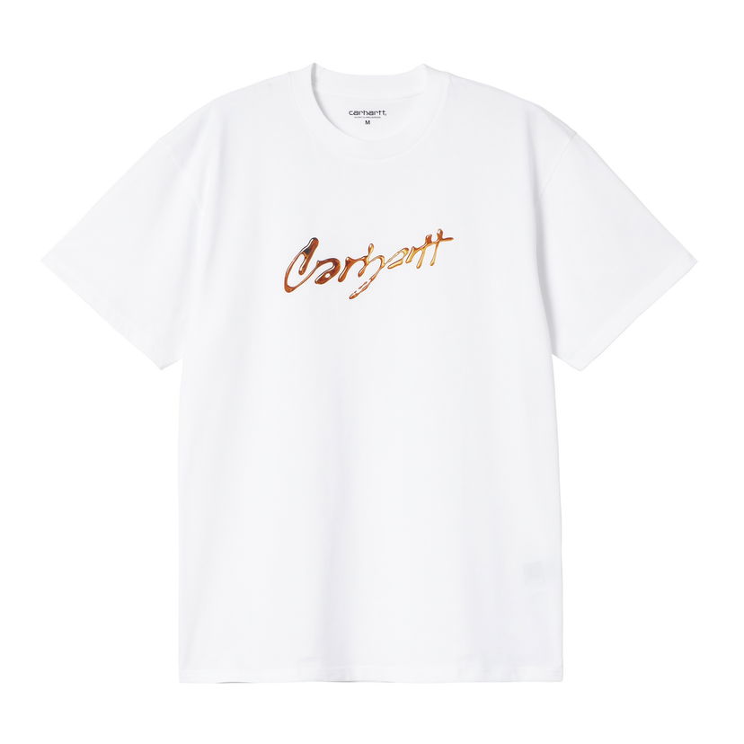 Majica Carhartt WIP Script Logo Graphic T-Shirt Bela | I034405_7