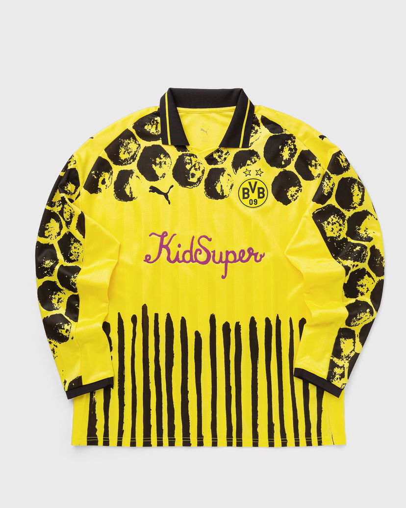 Dres Puma KidSuper BVB Retro Long Sleeve Shirt Rumena | 782753-02