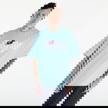 Majica BAPE A BATHING APE Heart Ape Head Relaxed Fit Tee Sax Modra | 001TEK301343M SAX, 0