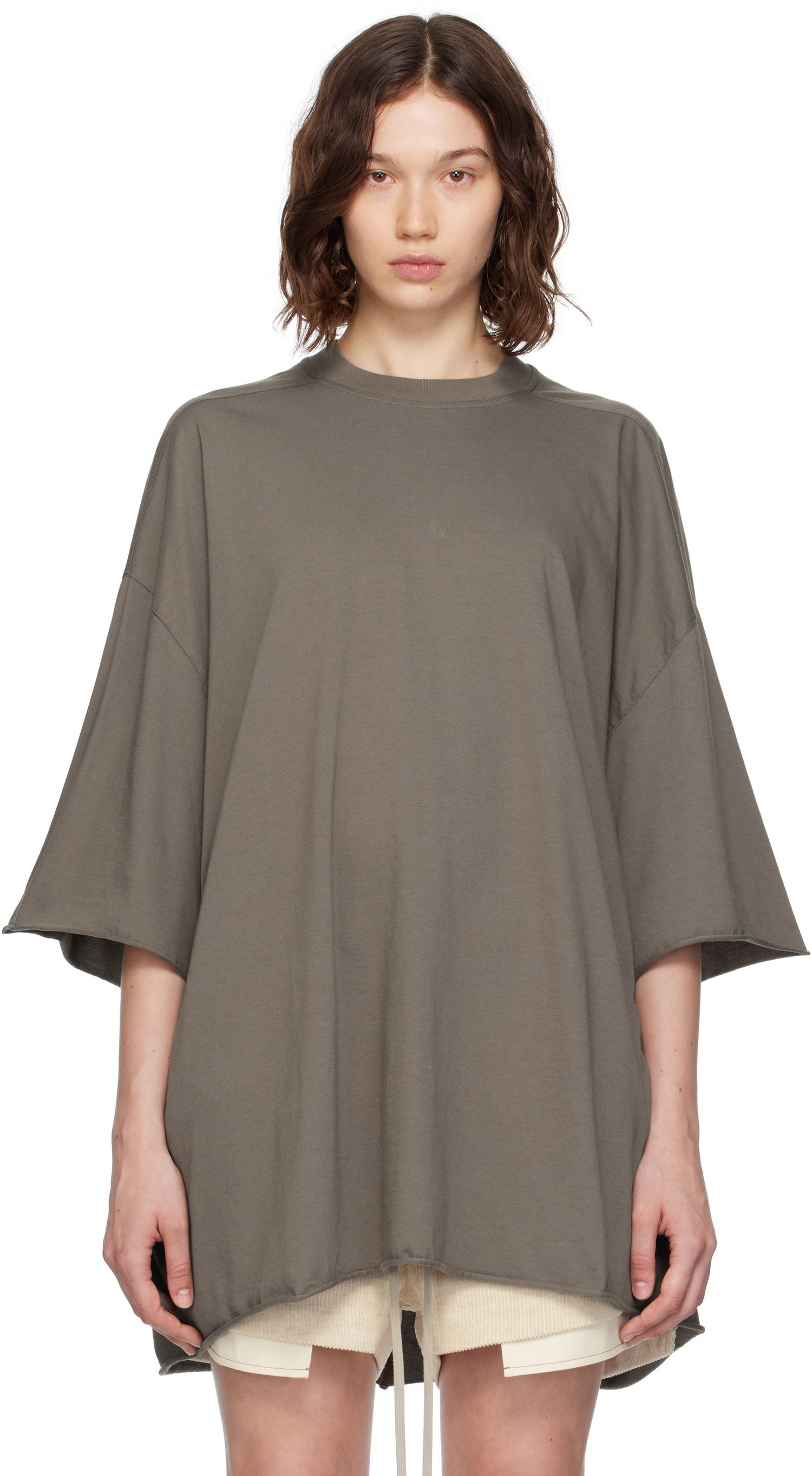 Majica Rick Owens Rick Owens Concordians Tommy T-Shirt Siva | RP02E4204 JA, 0