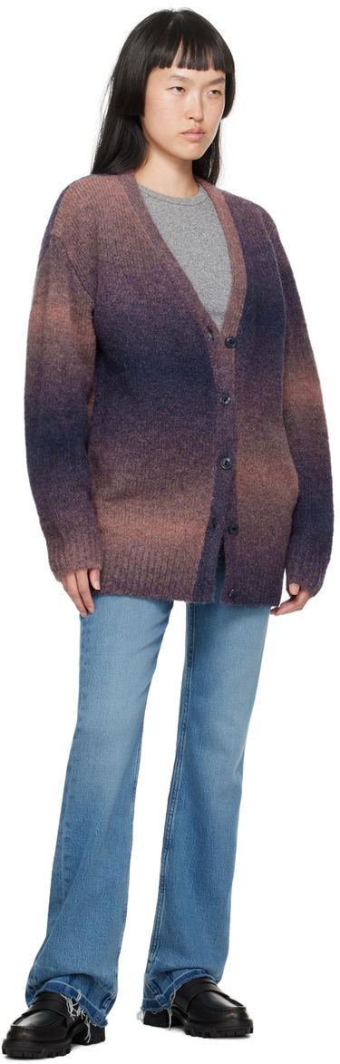 Pleteni pulover rag & bone Rag & Bone Holly Gradient Cardigan Lila | WAS23F043MW43, 3