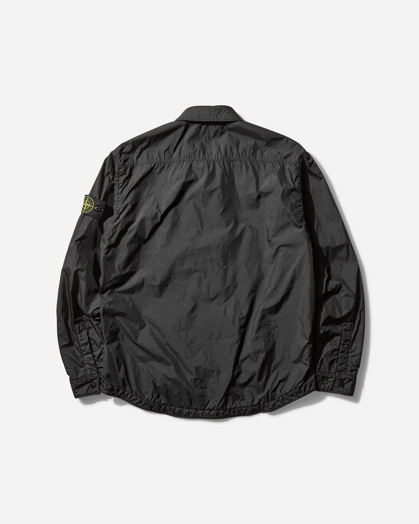 Srajce Stone Island Crinkle Reps R-NY Overshirt Črna | K2S15-Q100006-S0A23 V0029