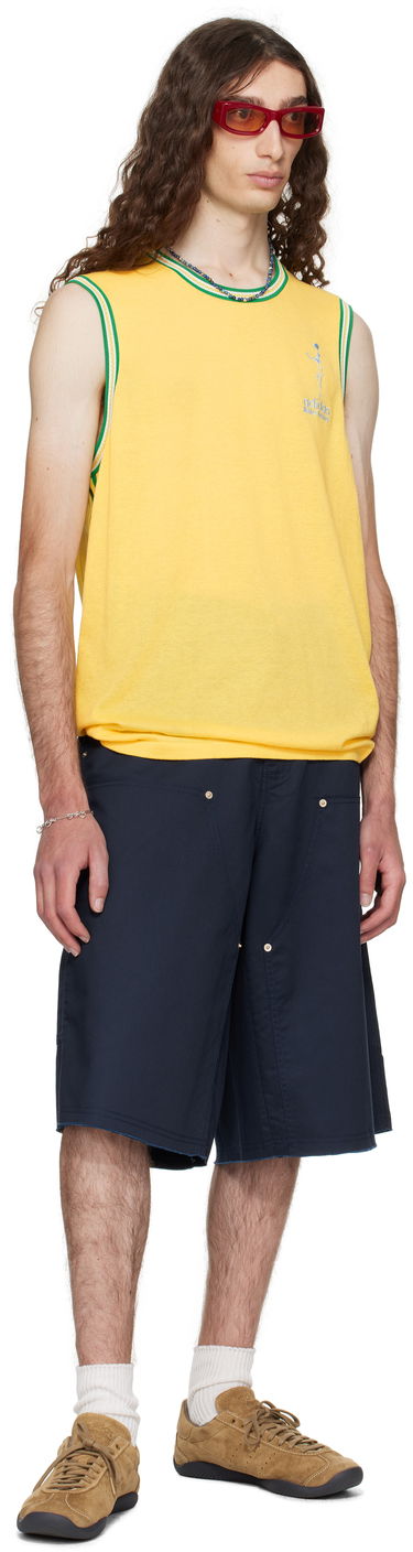 Majica brez rokavov Wales Bonner Wales Bonner adidas Originals Edition Jab Tank Top Rumena | JY6077, 3