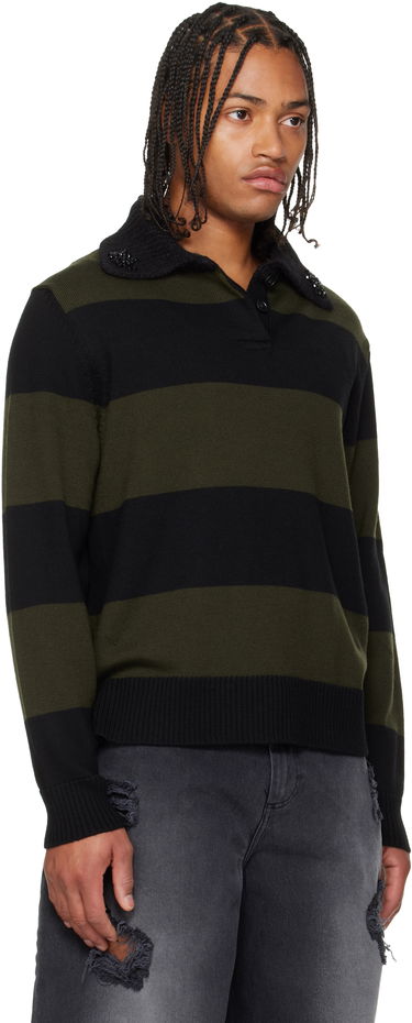 Polo majica Simone Rocha Simone Rocha Embellished Fuzzy Collar Rugby Polo Večbarvna | VMK13SB 0646, 1