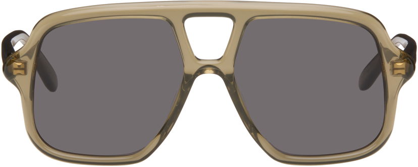 Sončna očala Loewe Loewe Aviator Slim Sunglasses Zelena | LW40161UM5496A 840126861228