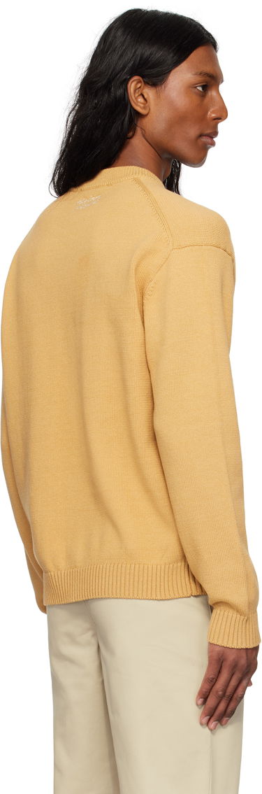 Pleteni pulover MAISON KITSUNÉ Maison Kitsuné Dressed Fox Intarsia Sweater Rumena | OM00802KT1030, 2