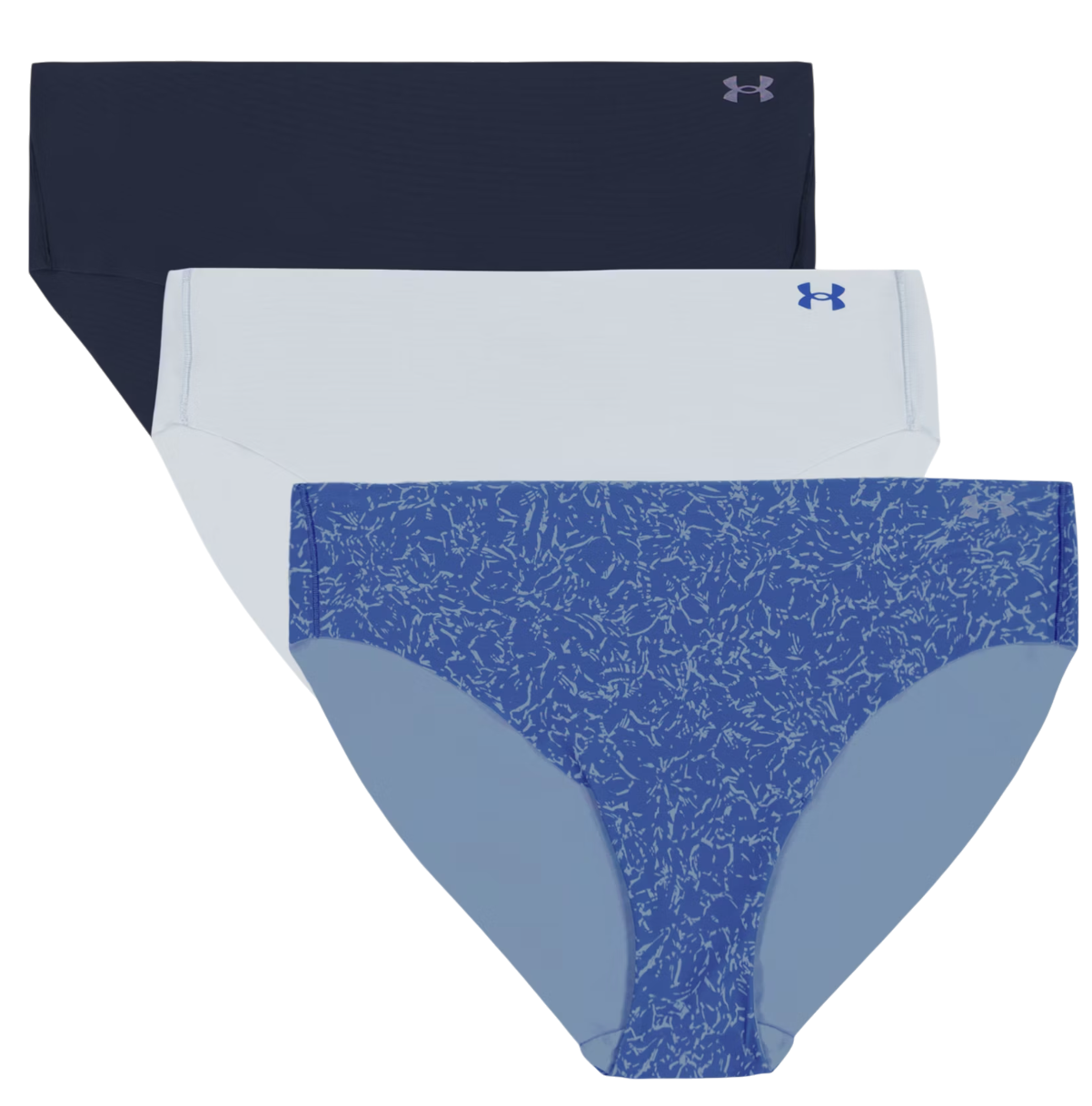 Spodnjice Under Armour Under Armour Print 3-Pack Hipster Modra | 1383898-402, 0