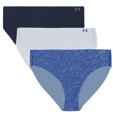 Spodnjice Under Armour Under Armour Print 3-Pack Hipster Modra | 1383898-402, 0