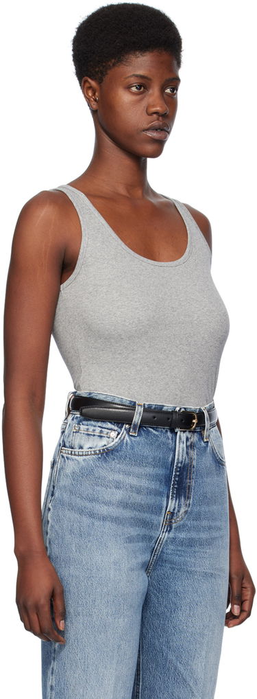 Pasovi TOTEME TOTEME Ribbed Tank Top Črna | 241-WRT1053-FB0094, 1