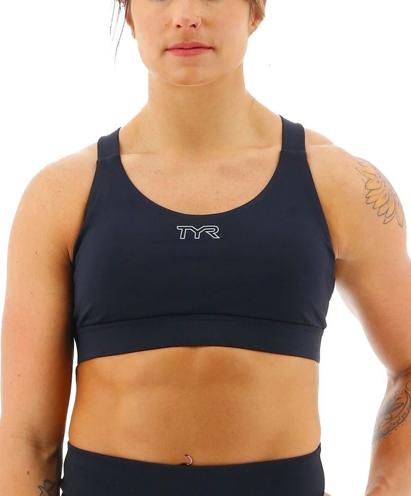 Modrček TYR TYR Sol Crisscross Sports Bra Črna | fgpso3a-001