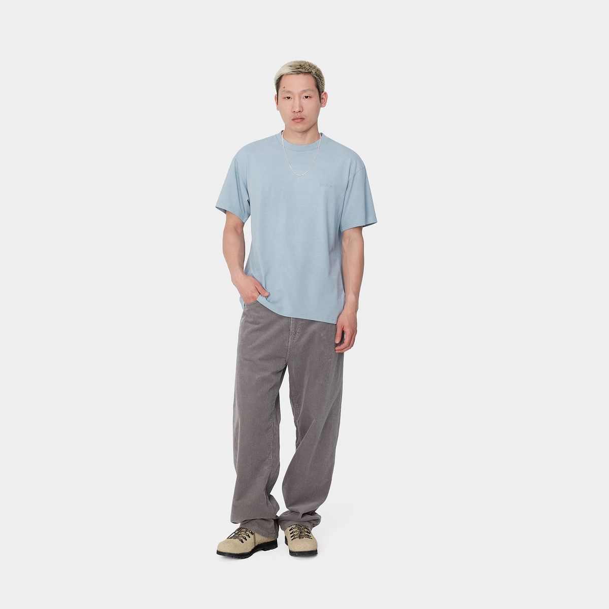 Majica Carhartt WIP Duster Script Short Sleeve T-Shirt Modra | I033622_9, 1