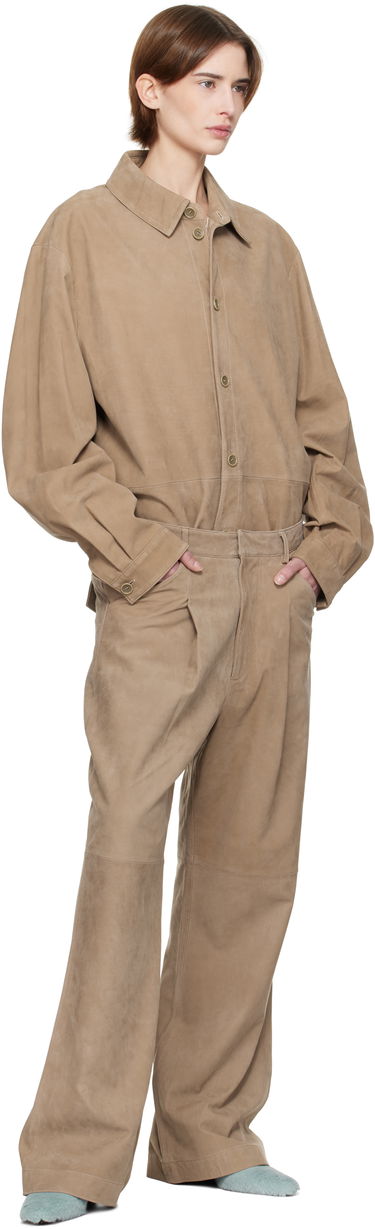 Hlače Entire Studios Entire Studios DC Suede Trousers Bež | ES2668SS, 3