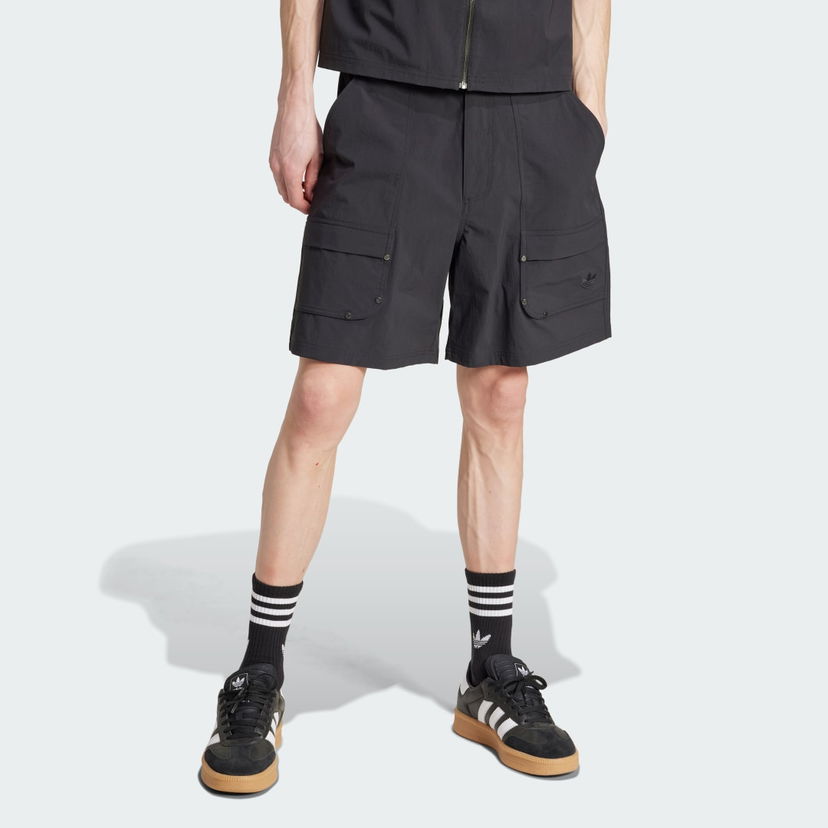 Kratke hlače adidas Performance Premium Essentials Utility Cargo Shorts Črna | JD2107