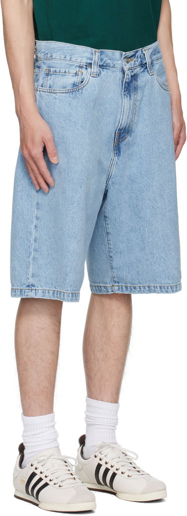 Kratke hlače Carhartt WIP Work In Progress Landon Denim Shorts Modra | I030469, 1
