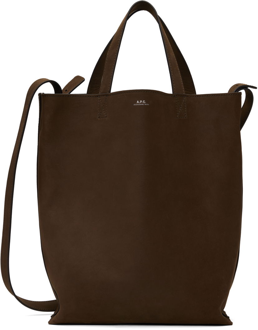 Tote bag A.P.C. A.P.C. Maiko Medium Shopping Tote Rjava | PXCAT-M61659