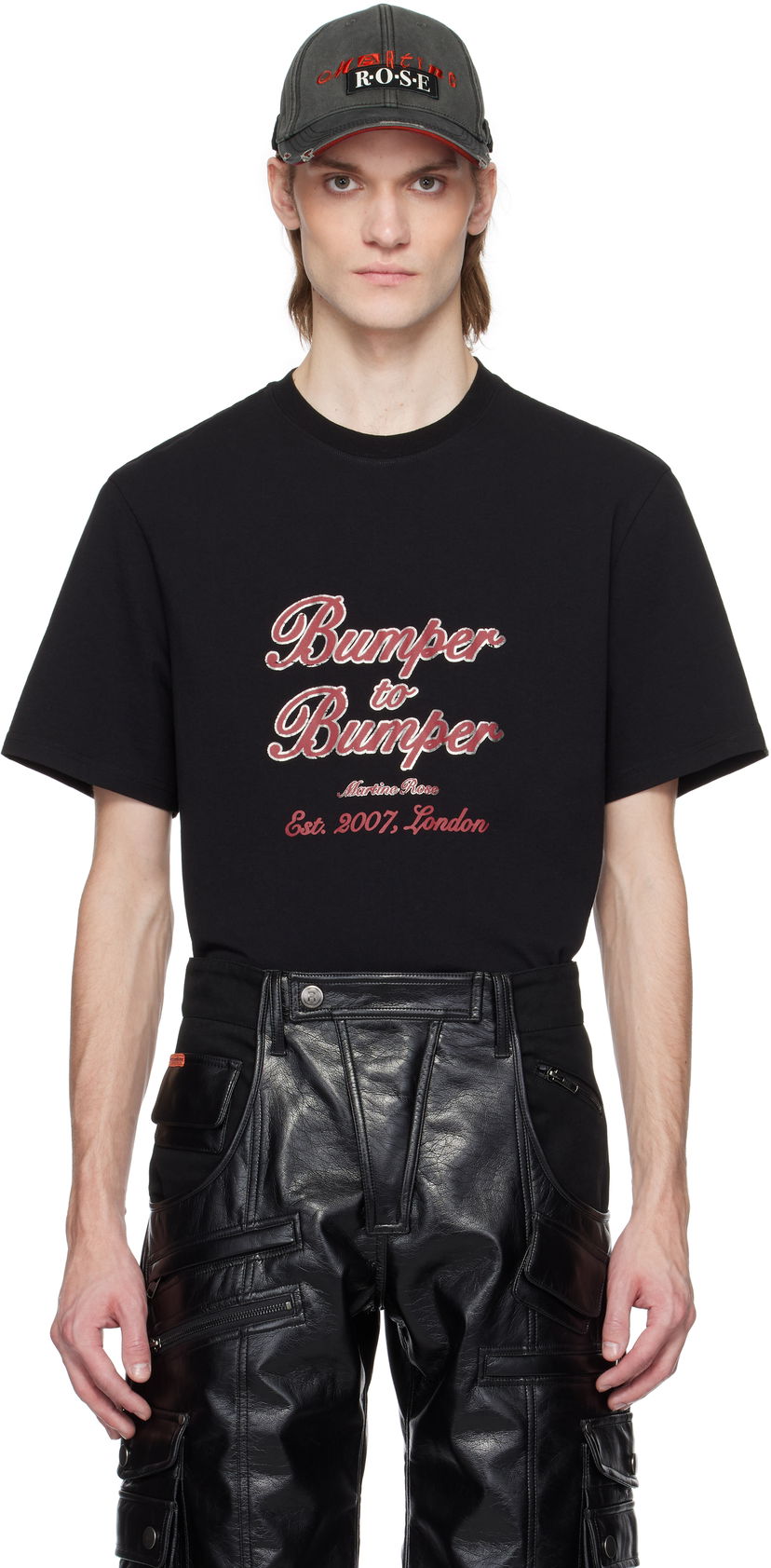 Majica Martine Rose Martine Rose Bumper to Bumper Classic T-Shirt Črna | 603JE03001E
