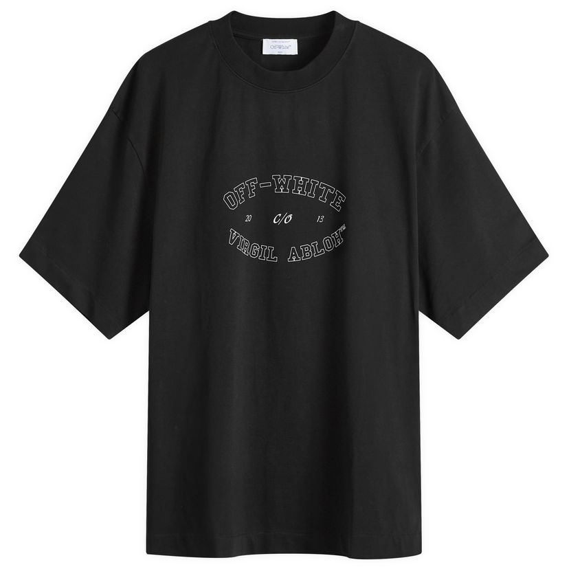 Majica Off-White College Skate T-Shirt Črna | OMAA120F24JER00M1001