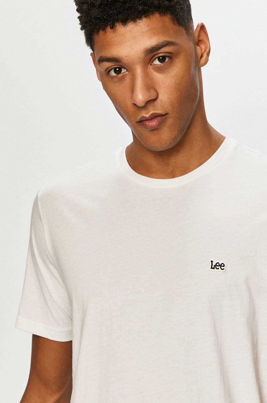 Majica Lee Patch Logo Tee Bež | L60UFQ12, 0