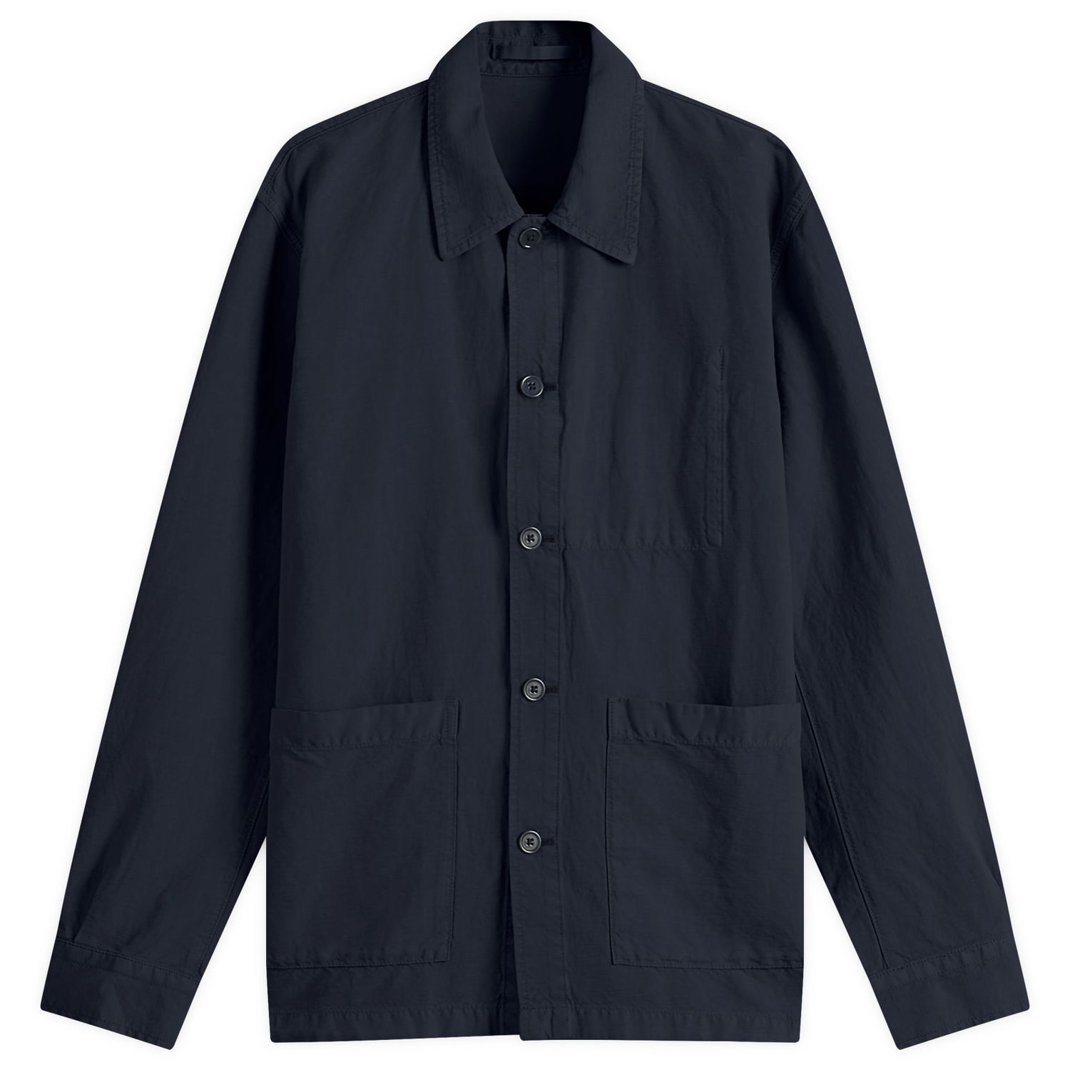 Srajce NORSE PROJECTS Julian Cotton Linen Overshirt, Size Large Mornarica | N40-0823-7004, 0