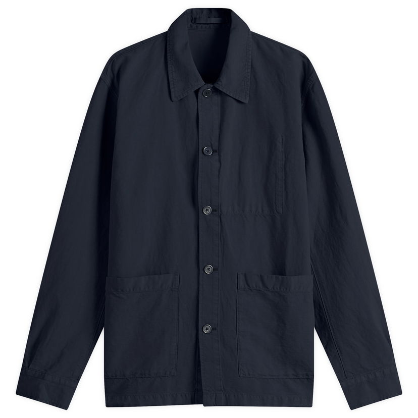 Srajce NORSE PROJECTS Julian Cotton Linen Overshirt, Size Large Mornarica | N40-0823-7004