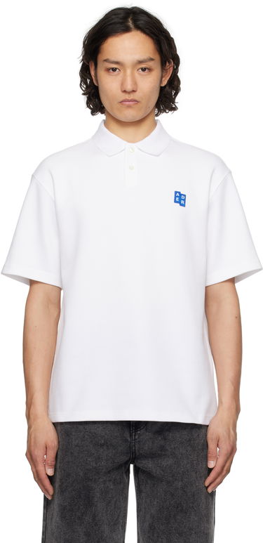 Polo majica ADER ERROR ADER error TRS Tag 01 Polo Bela | BO42FYPL0201WH, 0