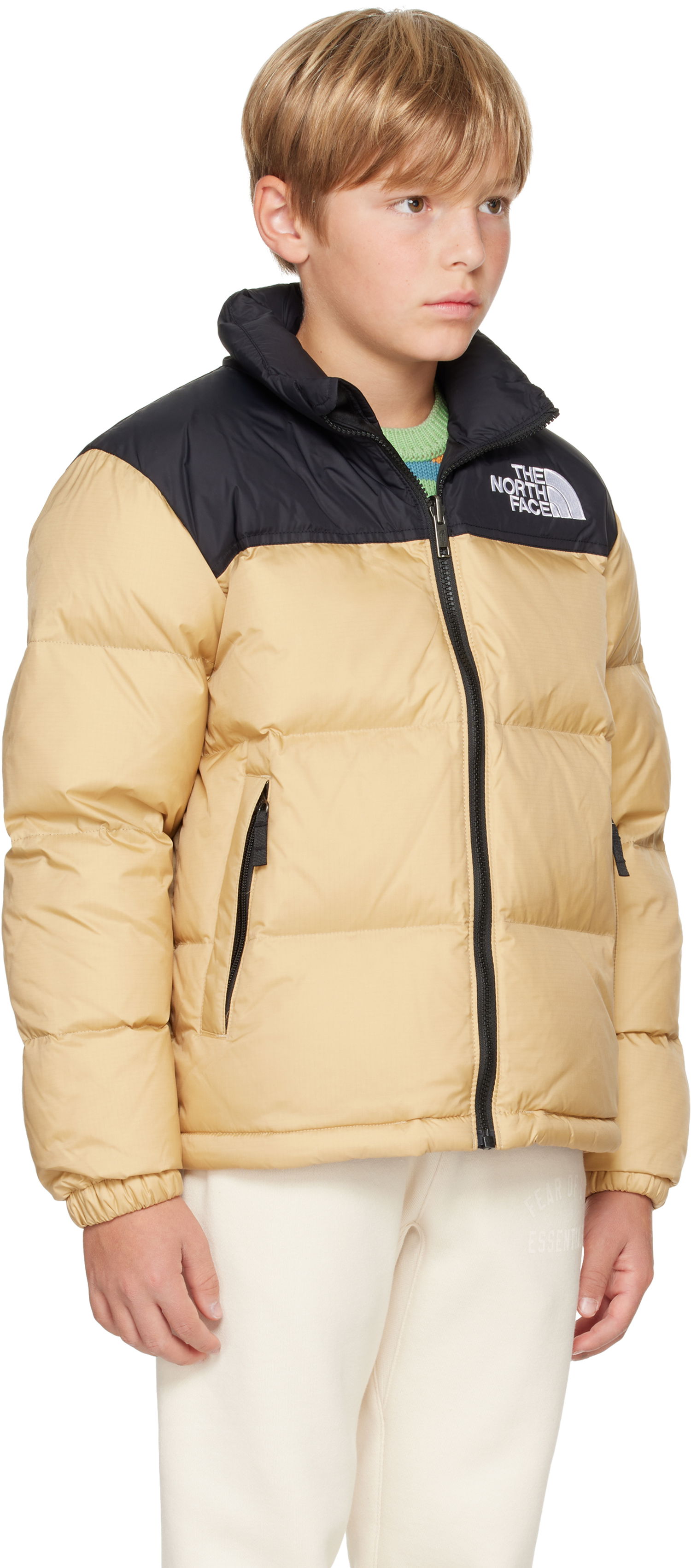 Puhovka The North Face Kids' 1996 Retro Nuptse Down Jacket Bež | NF0A8A4CLK5, 1
